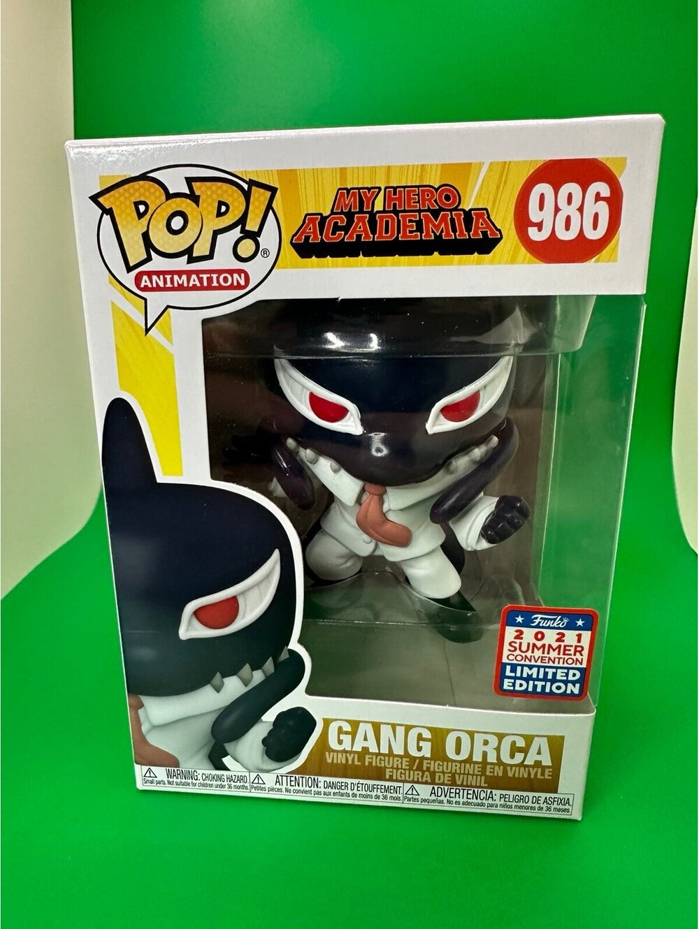 Funko POP! My Hero Academia Gang Orca 986 2021 Summer Convention Limited Edition